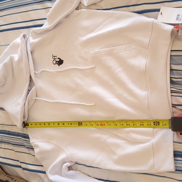 Off White Hoodie Sweatshirt - Picture 12 of 12